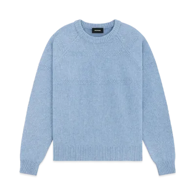 WE11DONE Cable Knit Sweater "Sky"