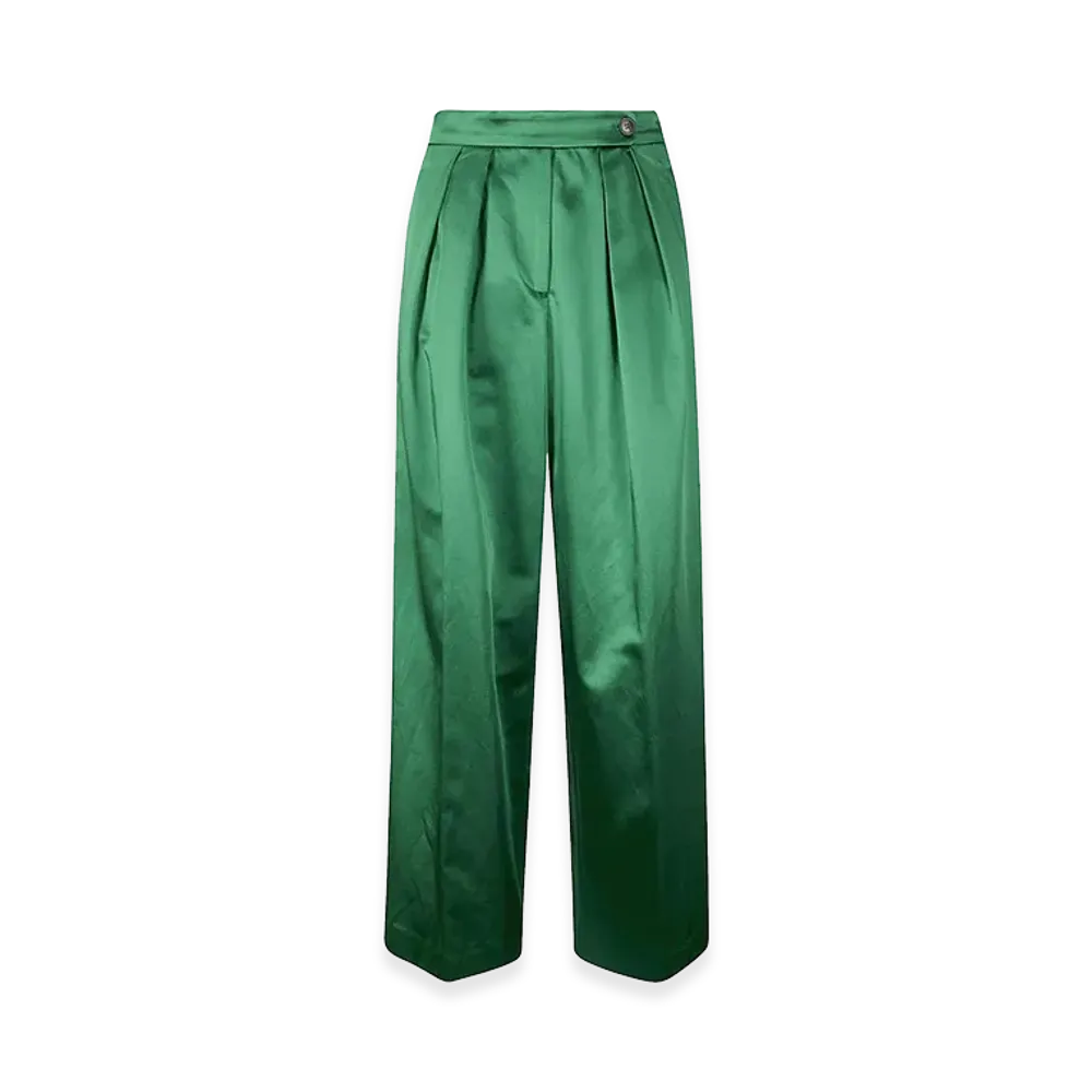 DRIES VAN NOTEN Women's Trousers "Green"