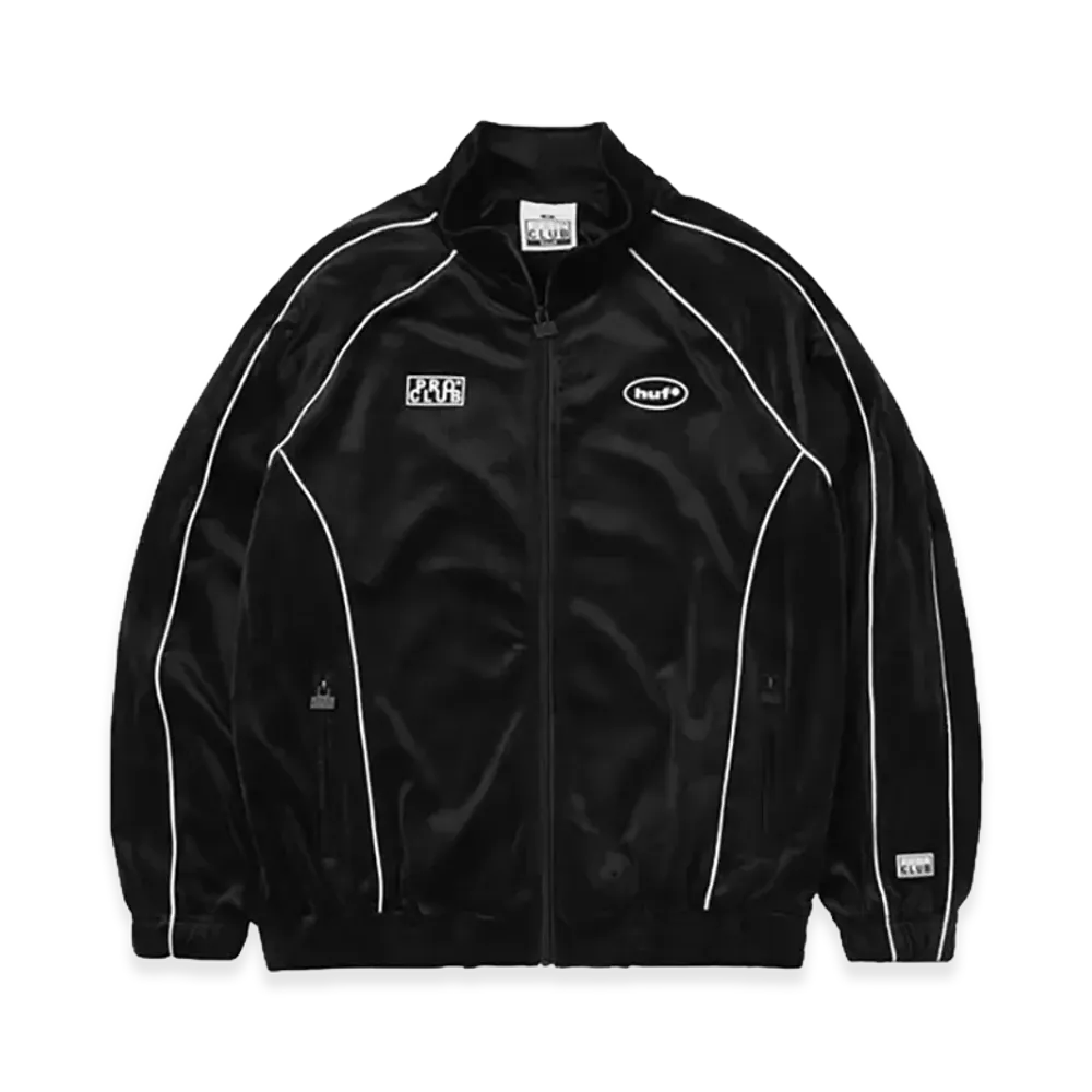 HUF x PROCLUB Velour Track Jacket "Black"