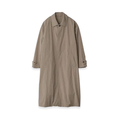 ssstein Oversized Layered Combination Coat "Taupe"