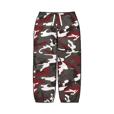 Supreme Small Box Drawcord Sweatpant "Red Camo"