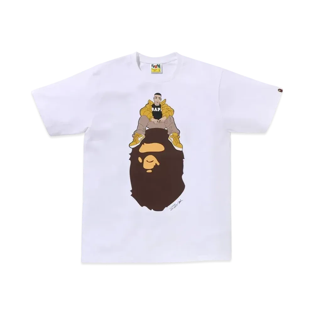 A BATHING APE Bape Gallery x Santa Inoue Tee "White"