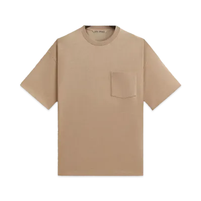 Kith 101 x Auralee Luster Plaiting Tee "Almond Heather"