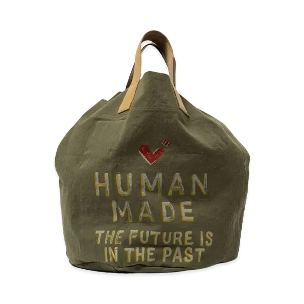 HUMAN MADE Tote Bag "Olive Drab"