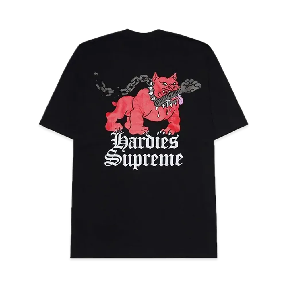 Supreme x Hardies Dog Tee "Black"