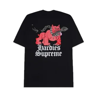 Supreme x Hardies Dog Tee "Black"