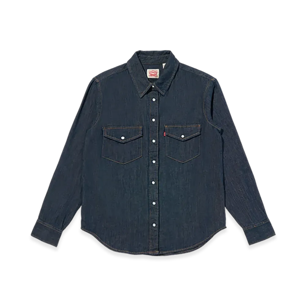 Levi's Iconic Western Shirt "Dark Indigo"