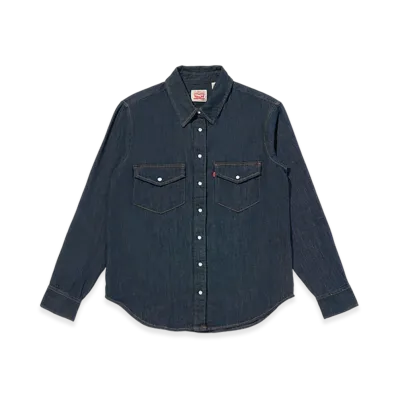 Levi's Iconic Western Shirt "Dark Indigo"