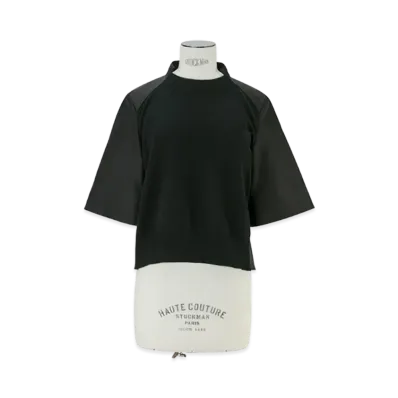 sacai Cotton Gabardine x Knit Pullover "Black/Black"