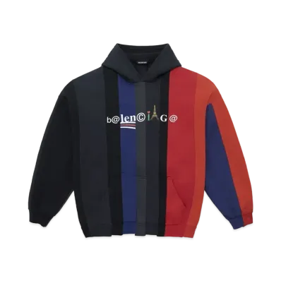 Balenciaga Cut-Up Hoodie "Multi Color"