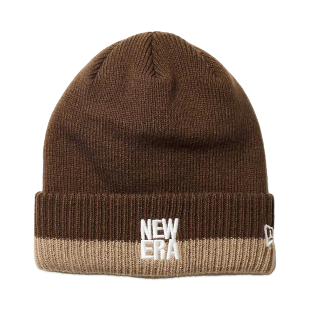 NEW ERA Basic Cuff Knit Square New Era "Brown"