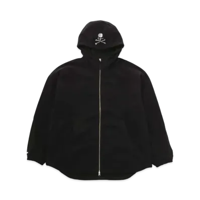 mastermind JAPAN x Wild Things Polartec Loose Hoody Full Zip Up "Black"