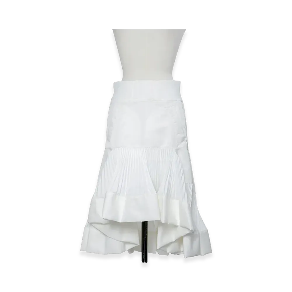 sacai Nylon Twill Skirt "Off White"