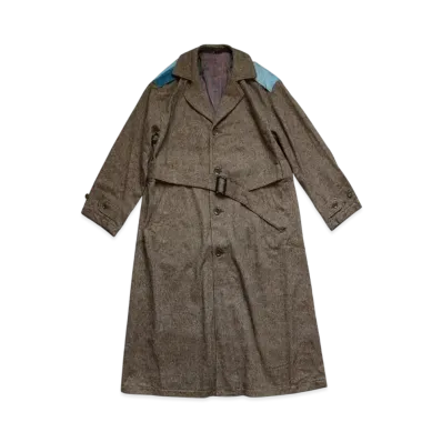 KAPITAL Cotton Tweed Drag Coat "Brown"