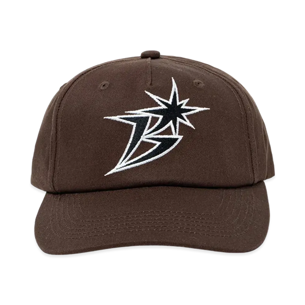 BOTT B Logo 5-Panel Cap "Brown"
