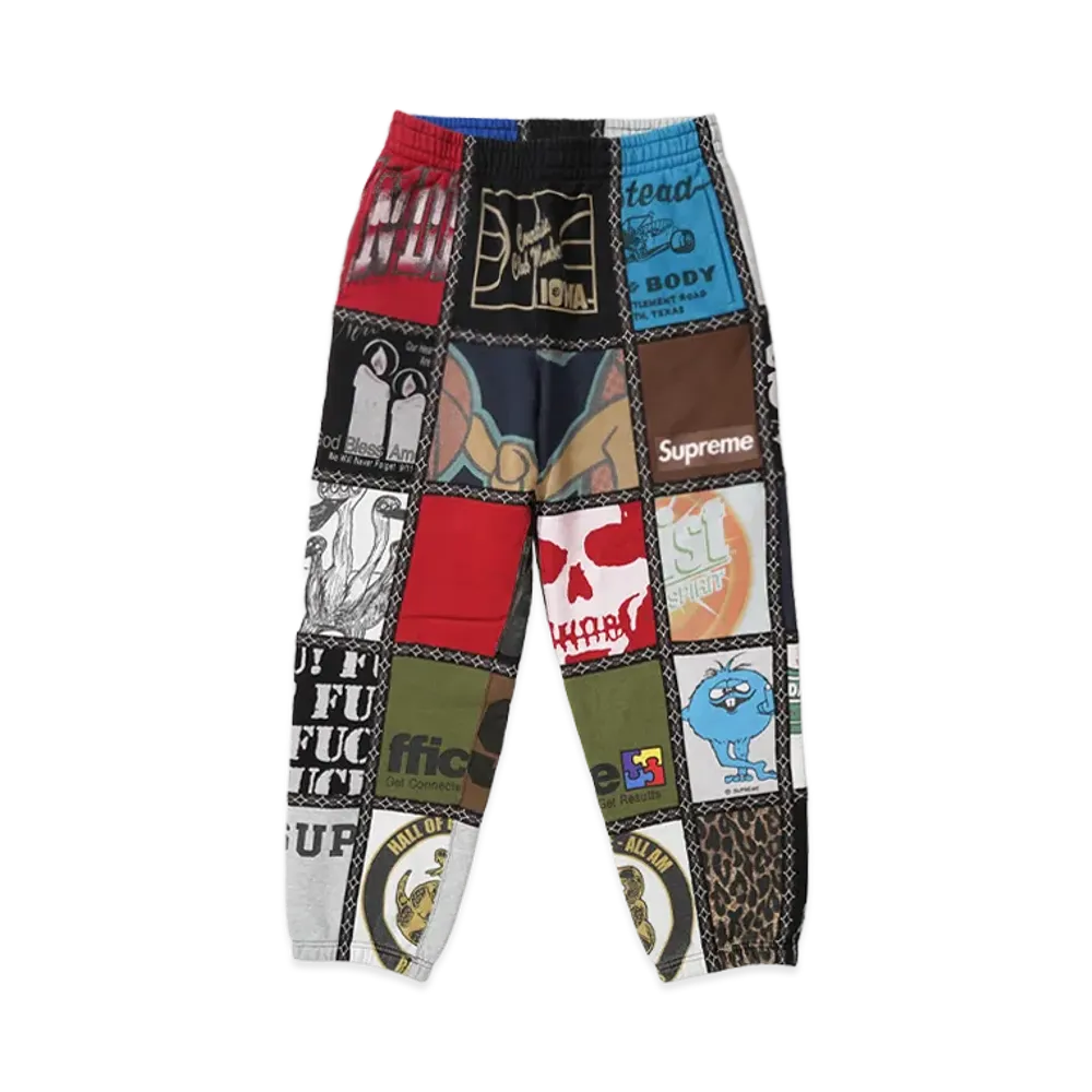Supreme x Number (N)ine Patchwork Sweatpant "Multi"