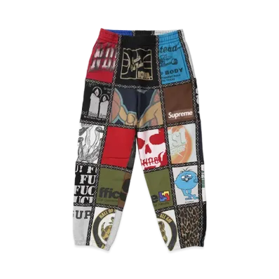 Supreme x Number (N)ine Patchwork Sweatpant "Multi"