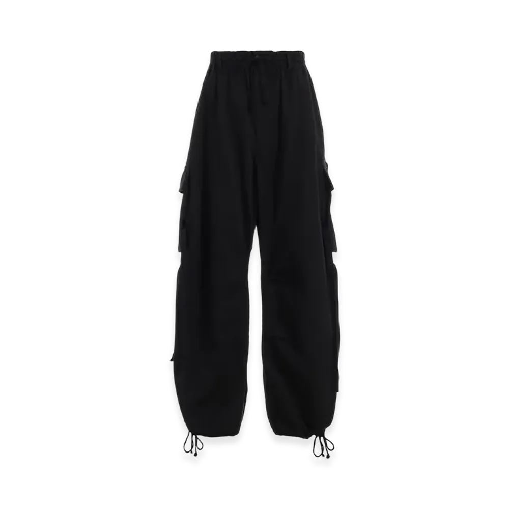 S'YTE Cotton Drill Army Techno Pants "Black"