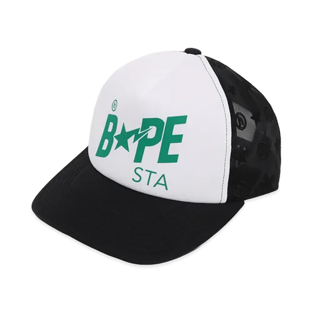 A BATHING APE x HIDDEN Bape Sta Mesh Cap "Black"