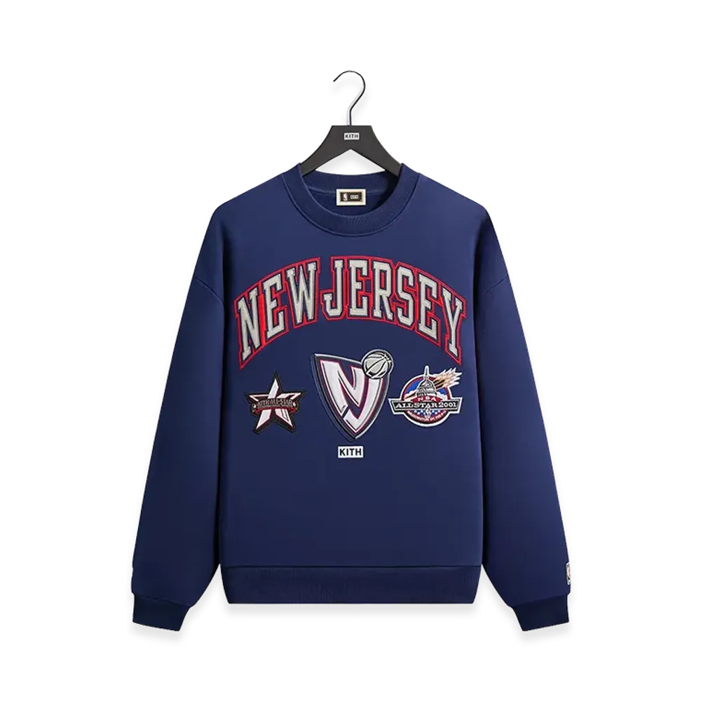 Kith x NBA All-Star New Jersey Nets Nelson Crewneck "Quantum"