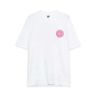 RATS CIRCLE MGM TEE "WHITE x PINK"