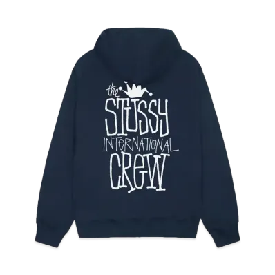 Stussy Crown International Hoodie "Navy"