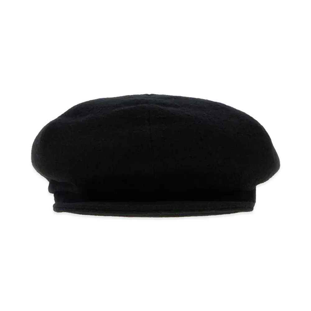 Yohji Yamamoto Wool Baker Boy Hat "Black"