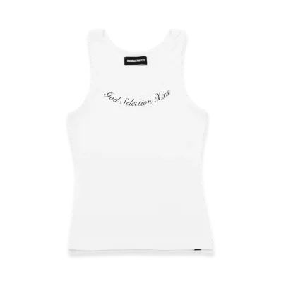 GOD SELECTION XXX Women's Tank Top GXL-S26-CS-04 "White"
