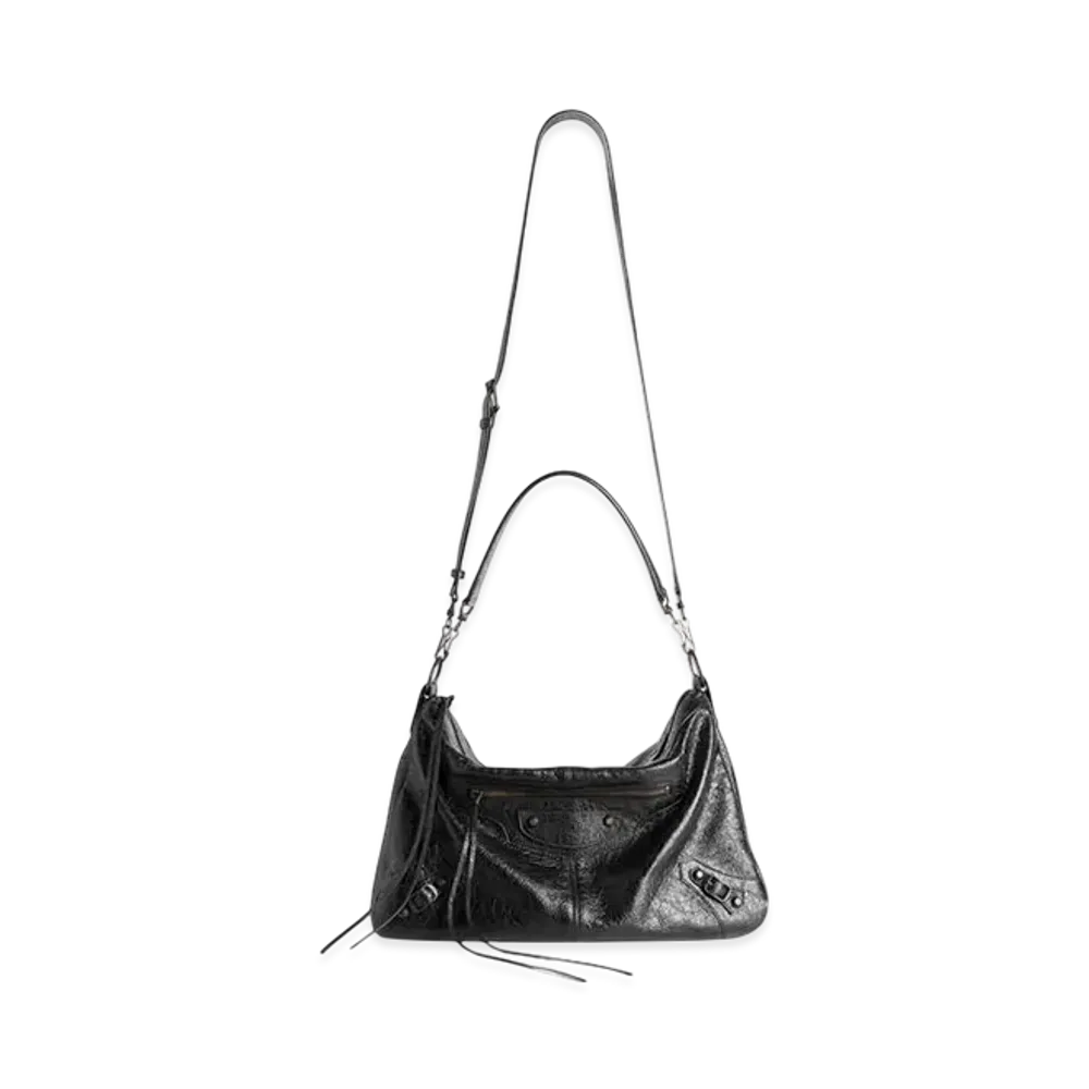 BALENCIAGA Le City Moto Medium "Black"