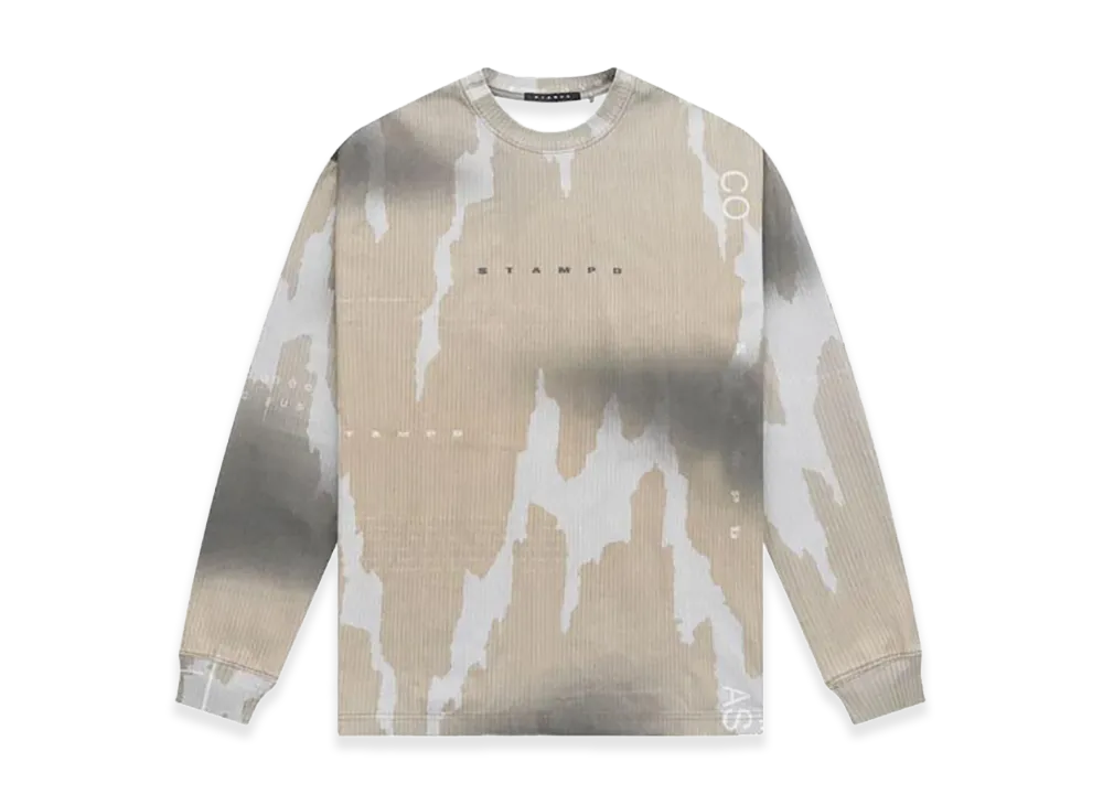 STAMPD Ikat Camo L/S Sublimated Relaxed Tee "Camouflage"