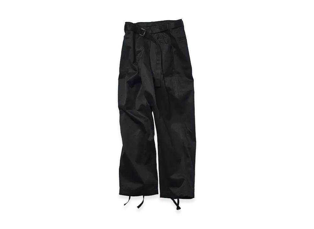 sacai Cotton Chino Pants "Black"