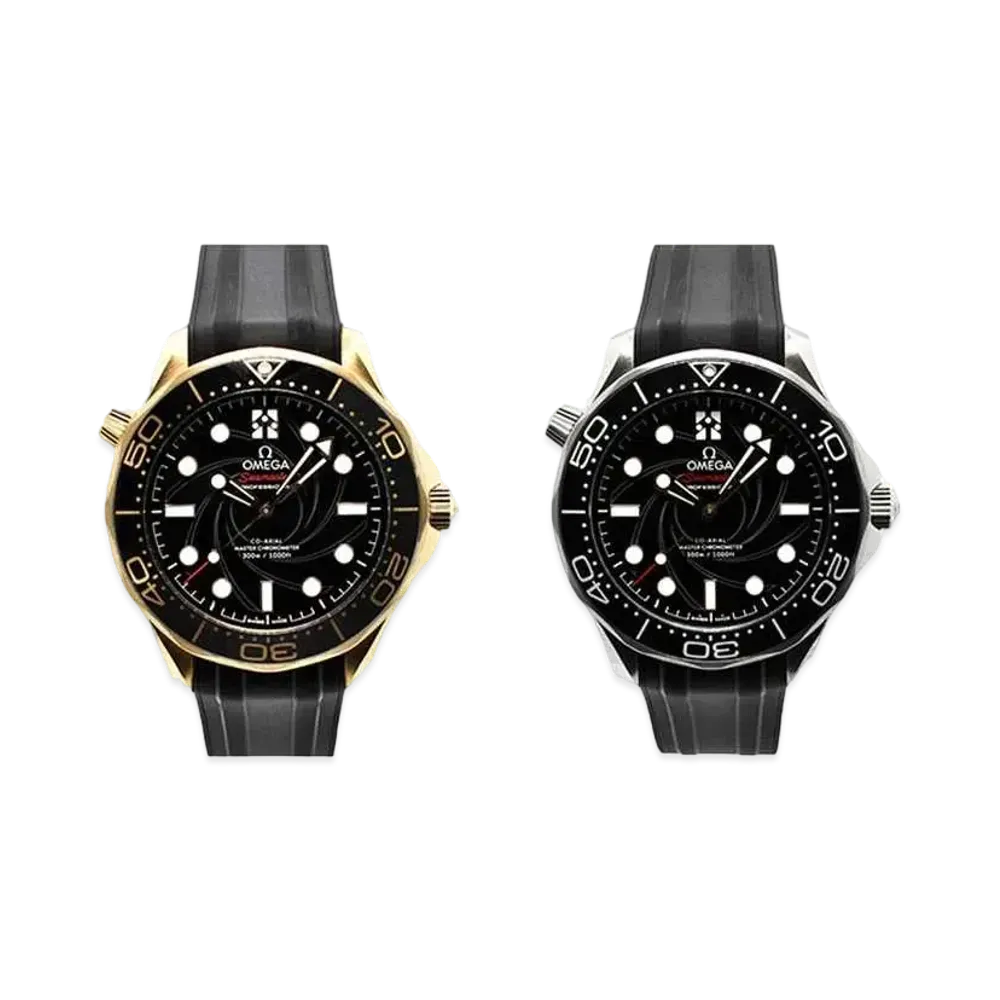 OMEGA Seamaster Diver 300M James Bond Limited Set Limited to 257 Sets Worldwide "Black" 210.62.42.20.01.001/210.22.42.20.01.003