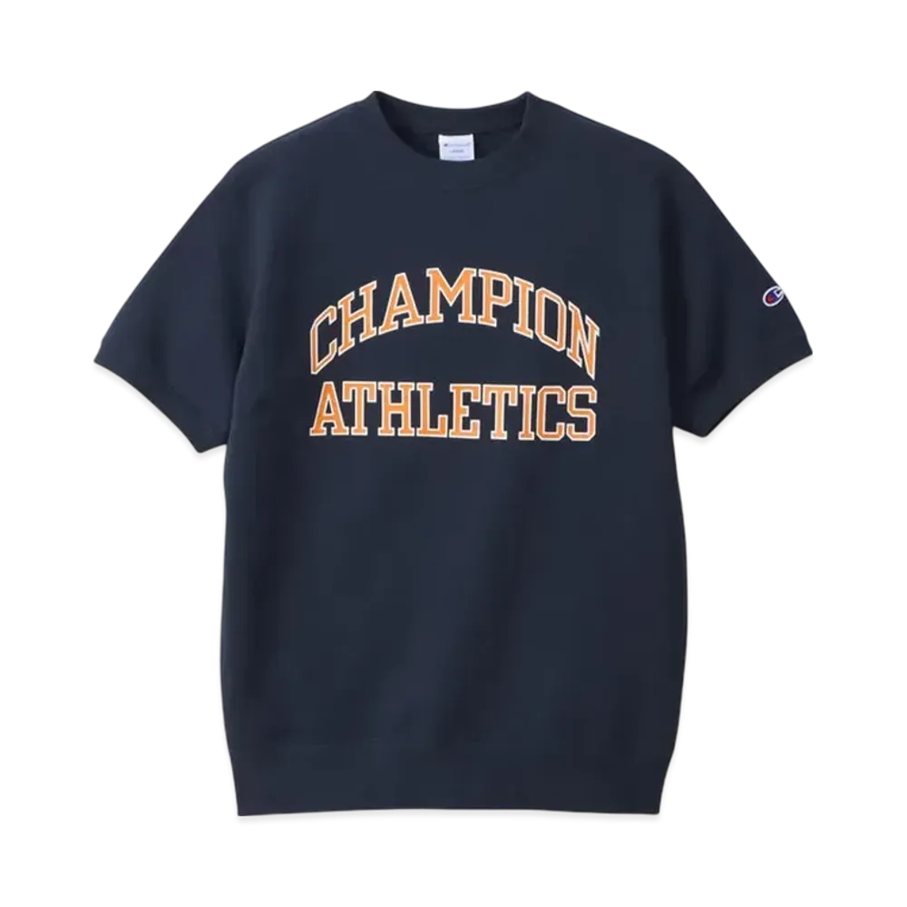 Champion Short Sleeve Crew Neck Sweatshirt 25SS "Navy"