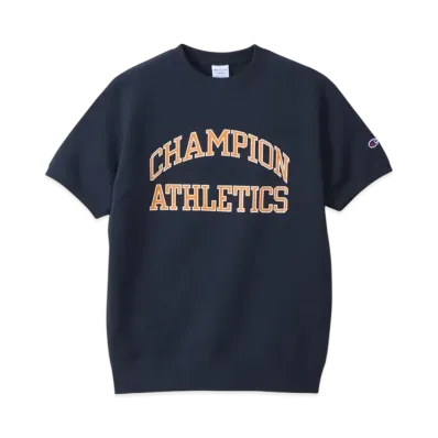 Champion Short Sleeve Crew Neck Sweatshirt 25SS "Navy"