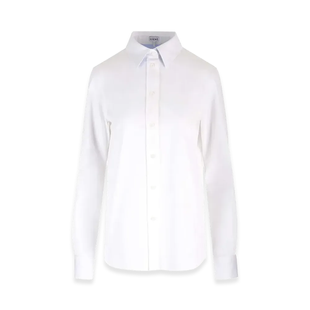 LOEWE Women's Cotton Twill Shirt "White"