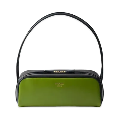 PRADA Women's 'Swing' Shoulder Bag "Felce/Ebano"