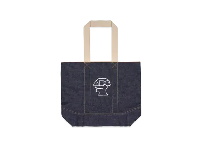 A.P.C. x Brain Dead Printed Selvedge Denim Tote Bag "Indigo"