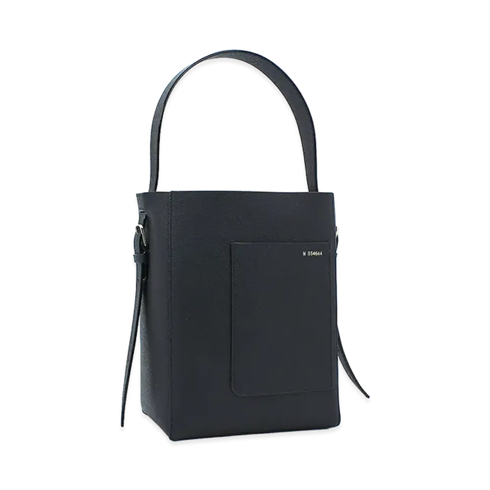 Valextra Women's Bucket Bag Small "Nero"