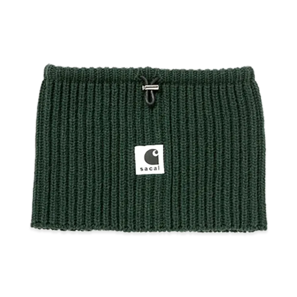 sacai x Carhartt WIP Wool Knit Neck Warmer "Green"