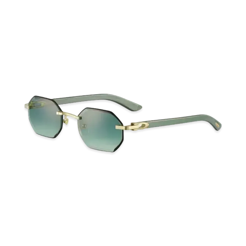 Cartier Signature C de Cartier Sunglasses "Green"