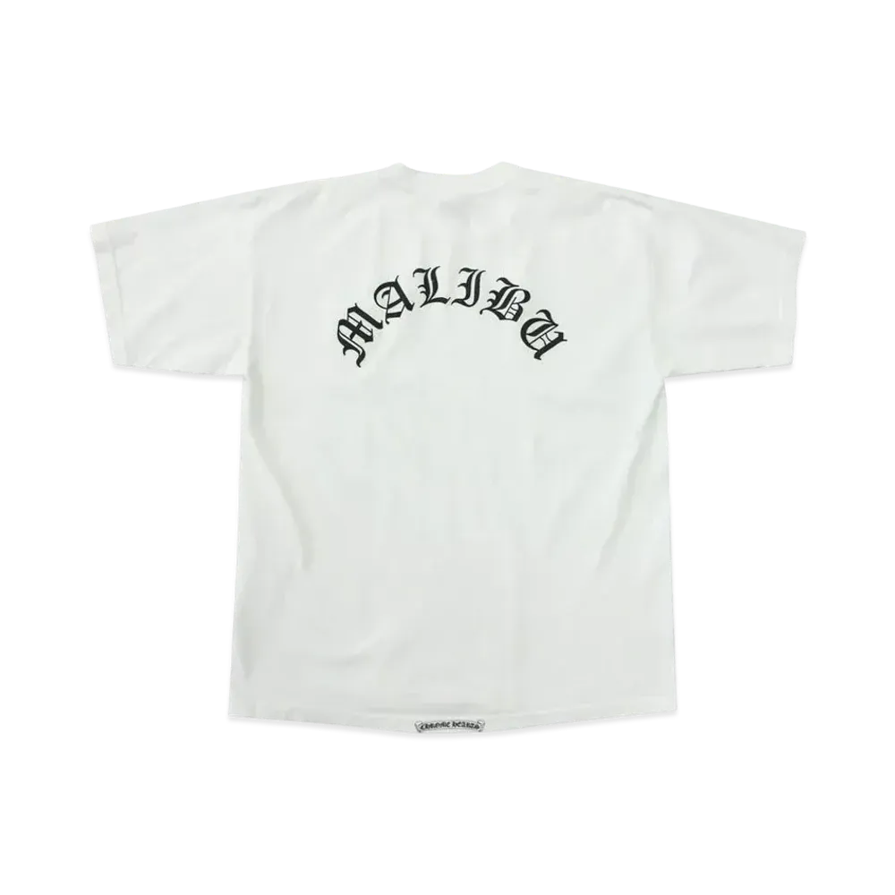 Chrome Hearts Malibu Exclusive Script Letter T-Shirt "White"
