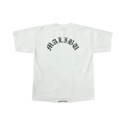 Chrome Hearts Malibu Exclusive Script Letter T-Shirt "White"