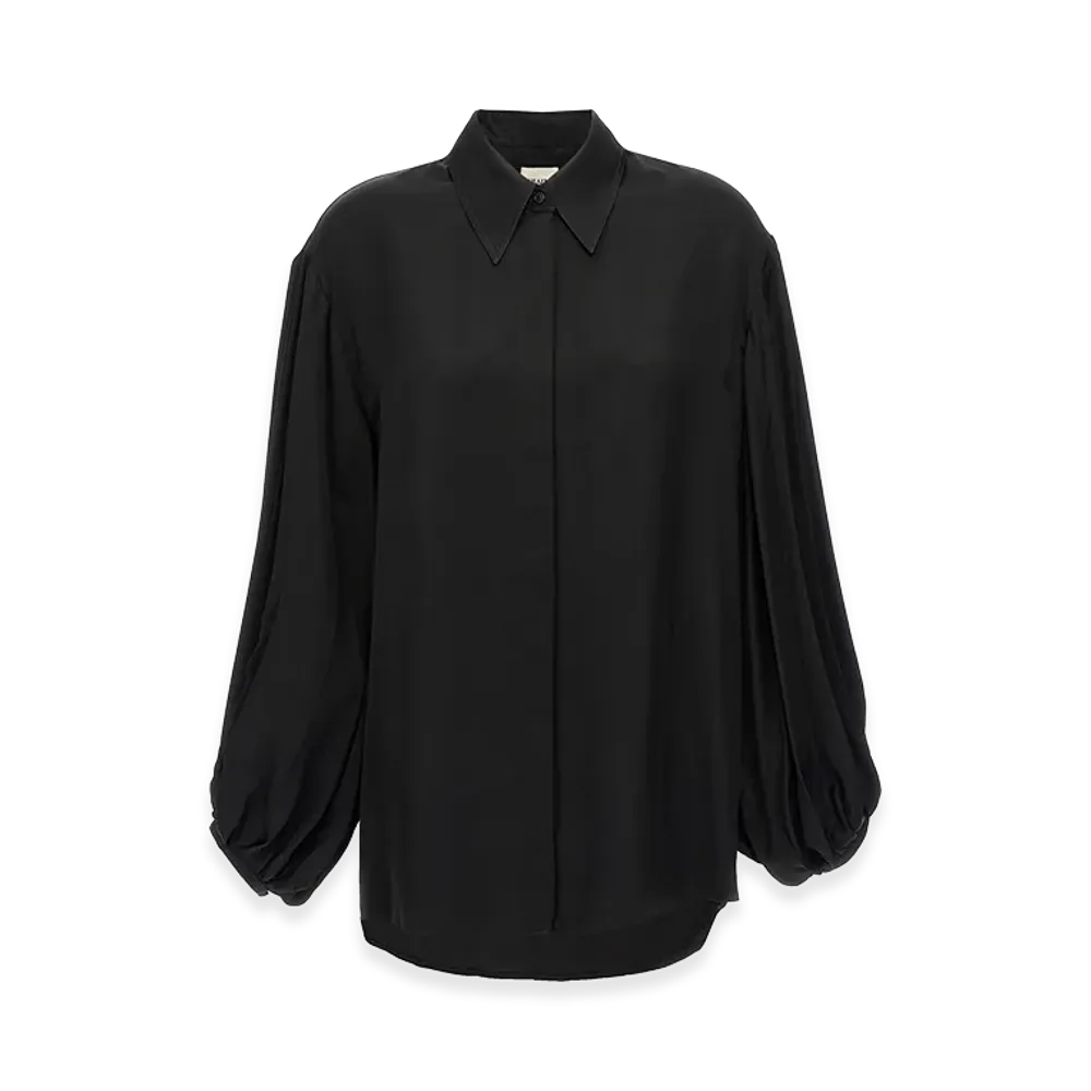 KHAITE Women's 'Bam' Shirt "Black"