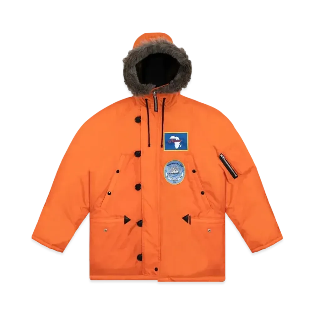 DENIM TEARS Longest Trip Parka "Orange"