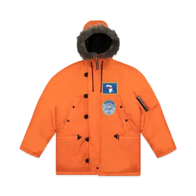 DENIM TEARS Longest Trip Parka "Orange"