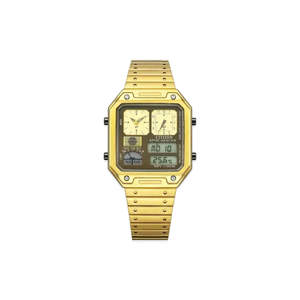 CITIZEN COLLECTION RECORD LABEL THERMO SENSOR JG2122-60W