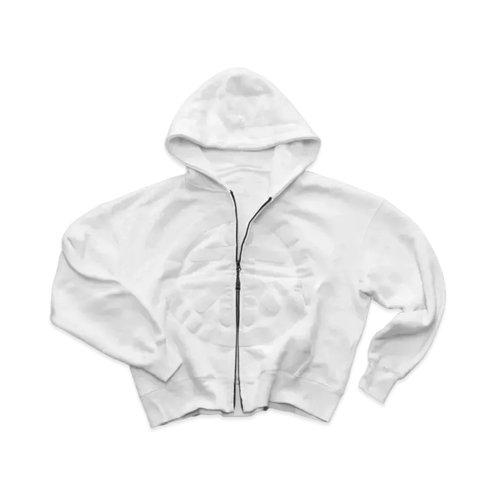 BEAMS FUTURE ARCHIVE x AELIZA Exclusive Zip Hoodie "White"