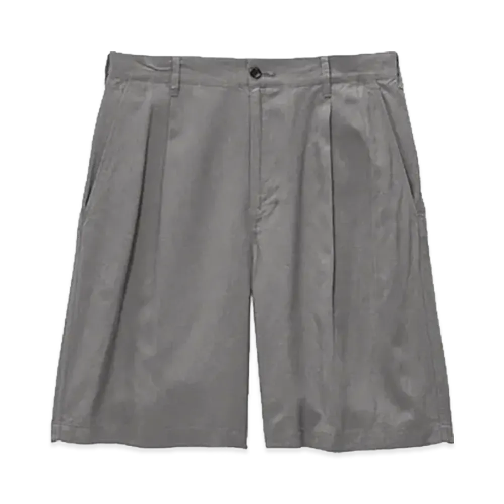 Graphpaper Linen Cupro Oversized Shorts "Stone Gray"