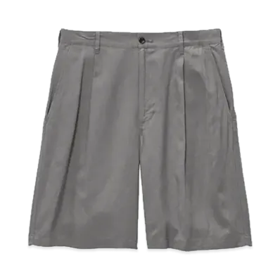 Graphpaper Linen Cupro Oversized Shorts "Stone Gray"