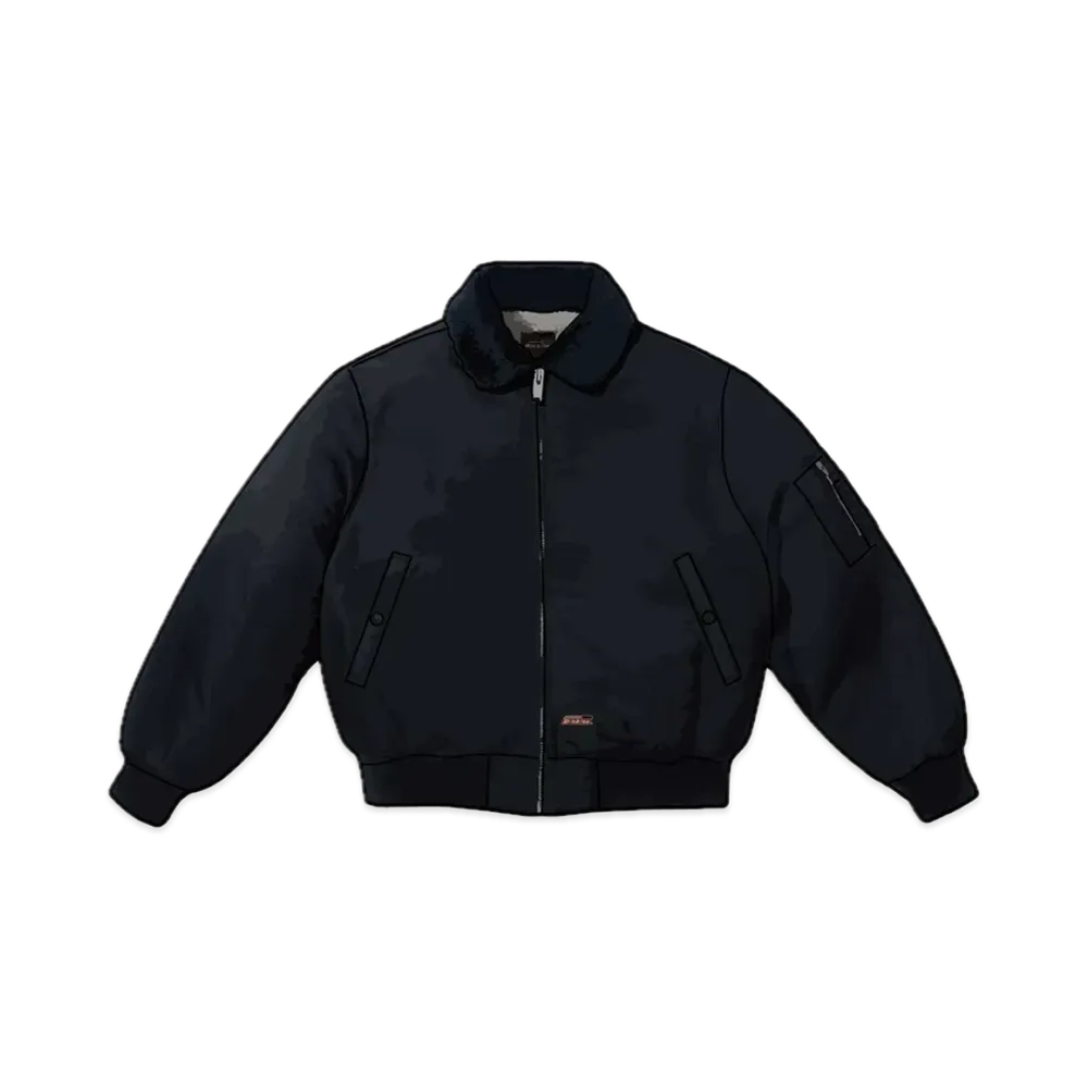 Supreme x Dickies Fur Collar Bomber Jacket "Black"